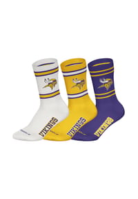 NFL - Unisex Socken, 3er Pack - NFL Teams, 3Pack Crew Socks, Football, Logo, Baumwollmischung - Atlanta Falcons