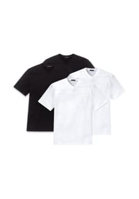 SCHIESSER Herren American T-Shirt 4er Pack - 1/2 Arm, Unterhemd, V-Ausschnitt Bild 1