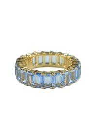 VANDENBERG - Damen Ring, 925er Silber - GOLD/BLAU