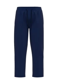 GÖTZBURG - Schlafanzug-Hose, Gummibund, Tunnelzug, für Herren - BLAU-DUNKEL-UNI