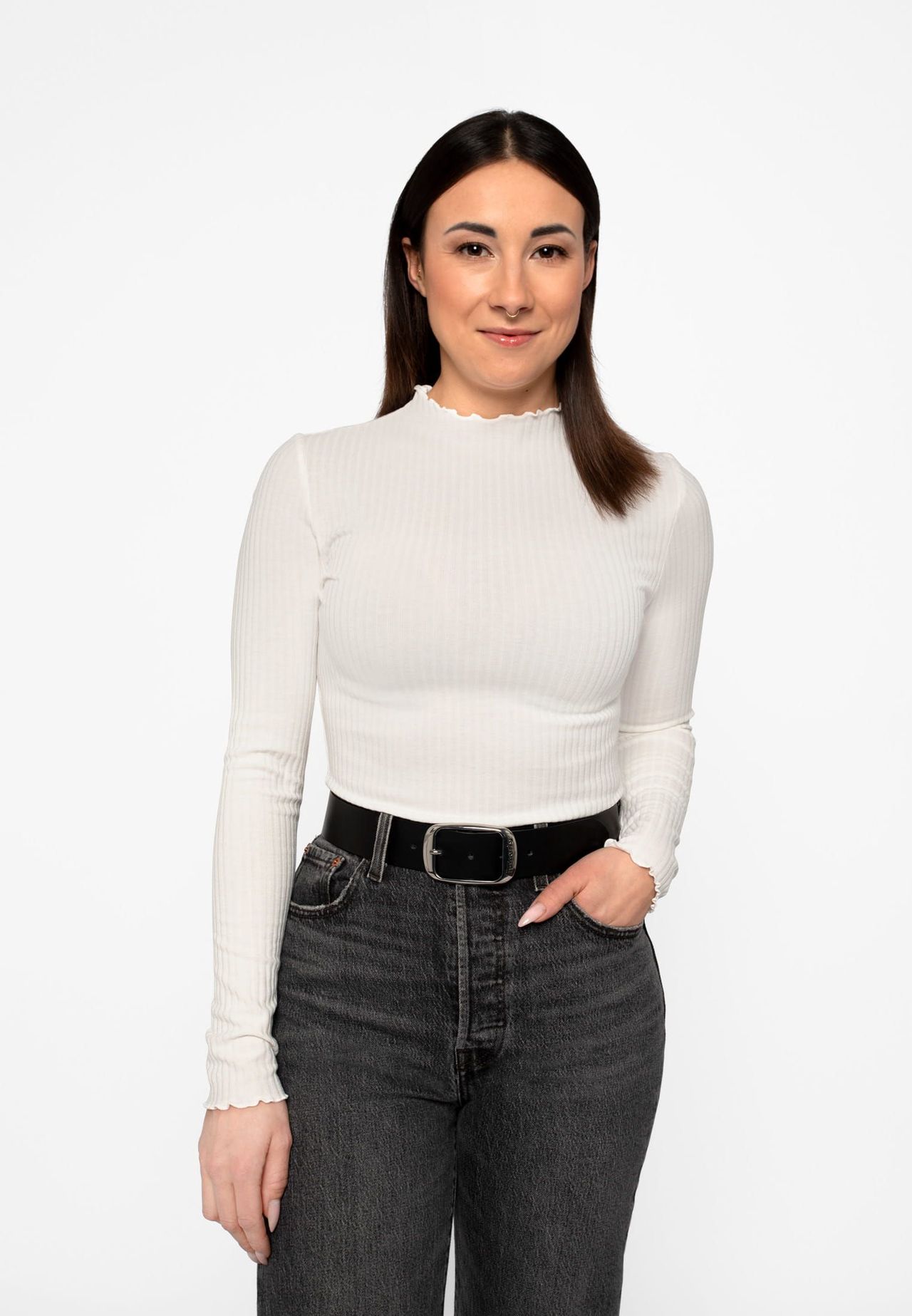 Tamaris LedergüRtel, Dornschnalle, FüR Damen, Schwarz, 110