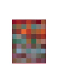 Biederlack® - Wohndecke - Colour Woven, Baumwolle, Samtband-Einfassung - Blau