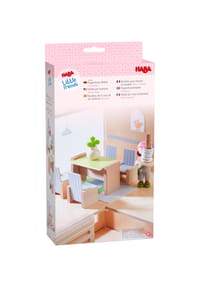 HABA - Minipuppe Little Friends - Puppenhaus-Möbel Esszimmer