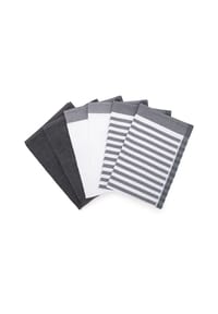 ROSS® 4 X Geschirr- 2 X Küchentuch im Set Superior - Superior - Anthrazit