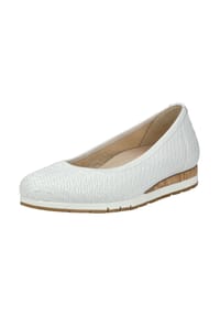 Gabor® - Glattleder Ballerinas - Weiß