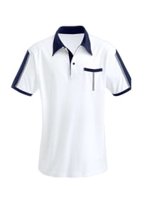 Sieh an! - Poloshirt - marine-weiß