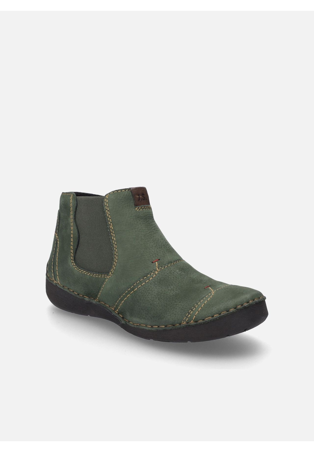 Seibel Chelsea Boots "Fergey 55", Patch, Leder, FüR Damen, GrüN, 40