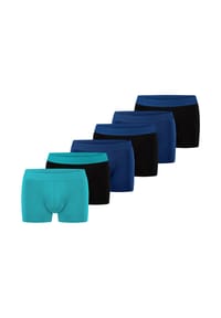 bruno banani - Retro Short / Pant 6er Pack Flowing - Cranberry