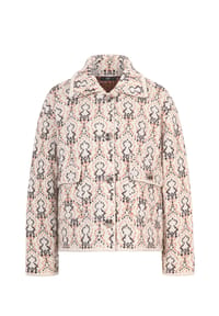 IVKO - Jacke in lockerer Boxy-Form - chocolate