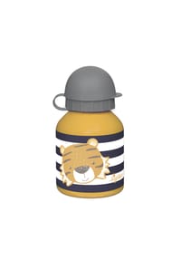 sigikid® Edelstahl Trinkflasche Tiger 250 ml ,  für Kinder - FLASCHEN & BOXEN - gelb/schwarz/weiß