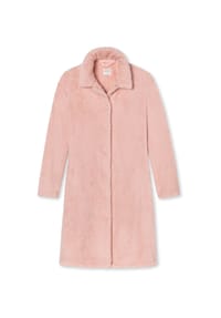 SCHIESSER - Bademantel Teddy Fleece - dunkelblau