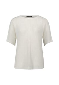 BETTY BARCLAY - Strickpullover kurzarm - Grau Beige