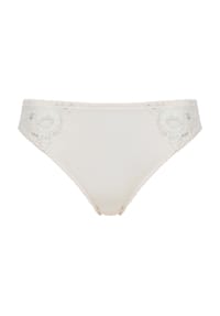 CONTURELLE felina - Provence Midislip, floral, Stickerei, für Damen - 03 WEISS