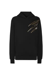 PLEIN SPORT - Hoodie SCRATCH - black/lightgold