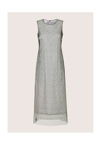 MADELEINE - Kleid - weiß / silbergrau / schwarz