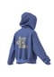 adidas Hoodie 3 Stripes Studio, Rippbündchen, für Damen Bild 10