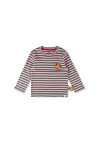 sigikid® - Langarmshirt Pony Love , für Kinder - Rosa/Grün gestreift
