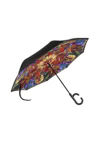 Goebel - Upside-Down Schirm Louis Tiffany -Orientalische Mohnblume - Bunt