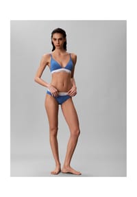 Calvin Klein - Slip Icon Cotton Modal, Logo-Bund, für Damen - C2L BLUE