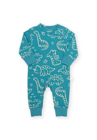 KITE - Baby Doodle Dino Strampelanzug Bio-Baumwolle - blau
