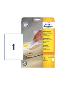 AVERY® Zweckform - Universal-Etiketten L4735REV-25, A4, 30 Stück - 