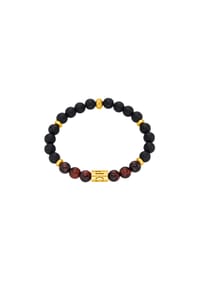 JOOP! - Herren Armband, Edelstahl - GOLD/SCHWARZ
