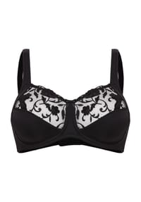 felina - Moments BH, bügellos, Blüten-Stickereien, für Damen - 03 WEISS