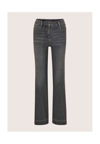 MADELEINE - Wide-Leg-Jeans aus Powerstretch - black