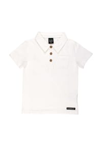 VILLERVALLA - Shirt Kurzarm Marble - weiß