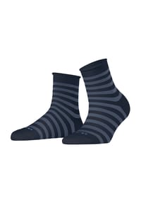 Burlington - Kurzsocken, Streifen, Rippbündchen, für Damen - 7498 LEMON