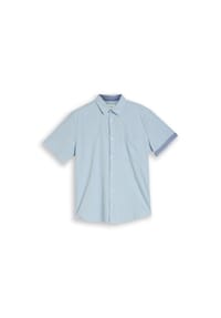 TOM TAILOR - Freizeithemd, Regular, Kurzarm, Kent, für Herren - 39667 GARDEN WHITE