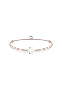 Thomas Sabo CHARM CLUB - Armband Kleeblatt - silberfarben, beige