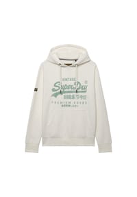 Superdry. - Herren Hoodie - Vintage Logo Classic Hoodie, Kapuze, Print, Baumwollmix - Dunkelblau