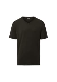 HANRO - V-Shirt Casuals - carbernet melange