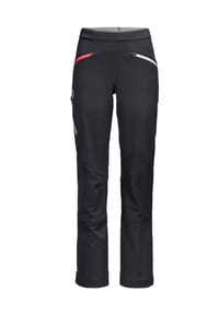 ORTOVOX - Softshellhose  COL BECCHEI black raven - schwarz