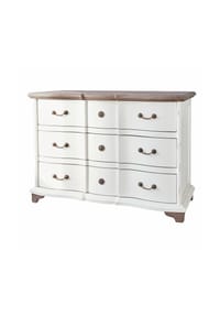 LOBERON - Kommode Aiguillon creme/braun - creme/braun