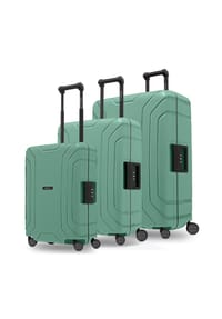 REDOLZ Essentials 15 - Essentials 15 4-Rollen Kofferset 3-tlg. mit Dreipunkt-Verschluss - classic red