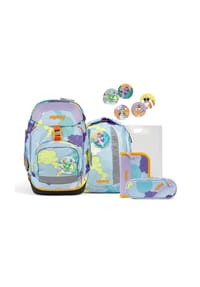 ergobag PACK - Schulrucksack-Set, 6-teilig - SUBÄRKRAFT HELLGEL
