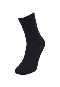 TOMMY HILFIGER - Socken, Label, für Damen - 001  BLACK