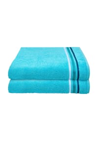 SCHIESSER - Frottier-Duschtücher Skyline Color im 2er-Set (à 70x140cm) - altrosa