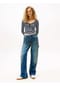 TOMMY Jeans Langarmshirt, Henley-Ausschnitt, für Damen Bild 3