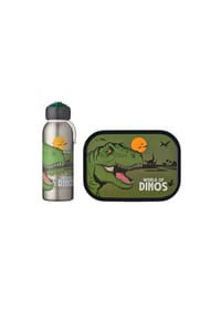 MEPAL Brotdose + Thermoflasche Campus 2er Set - CAMPUS - blau-hellblau
