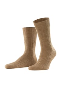 FALKE - Teppich im Schuh Socken, Rippbündchen, Plüschsohle, für Herren - 3070 D.GRAU MEL.