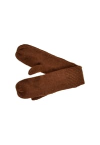 SEEBERGER - Fäustlinge, Rippbündchen, für Damen - 10 BLACK