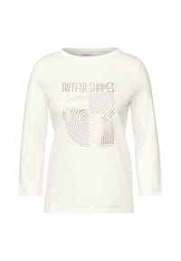 CECIL - Langarmshirt - vanilla white