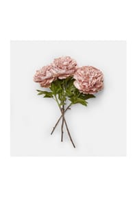 LOBERON - Kunstblume Pfingstrose 3er Set Dahlyra rosa - rosa