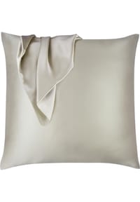 Aspero® - Seiden Kissenbezug 80x80 cm Enna - Anthrazit