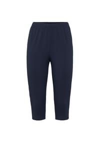 GOLDNER - Bequeme Capri-Leggings - marine