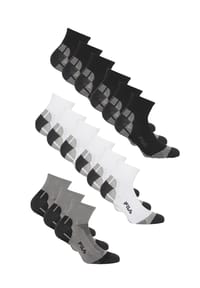 FILA - Socken Sport 15er-Pack mit Atmungsaktivität - Black-White-Grey