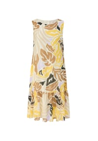 s.Oliver BLACK LABEL - Volantkleid, knielang, für Damen - 02A4  WHITE